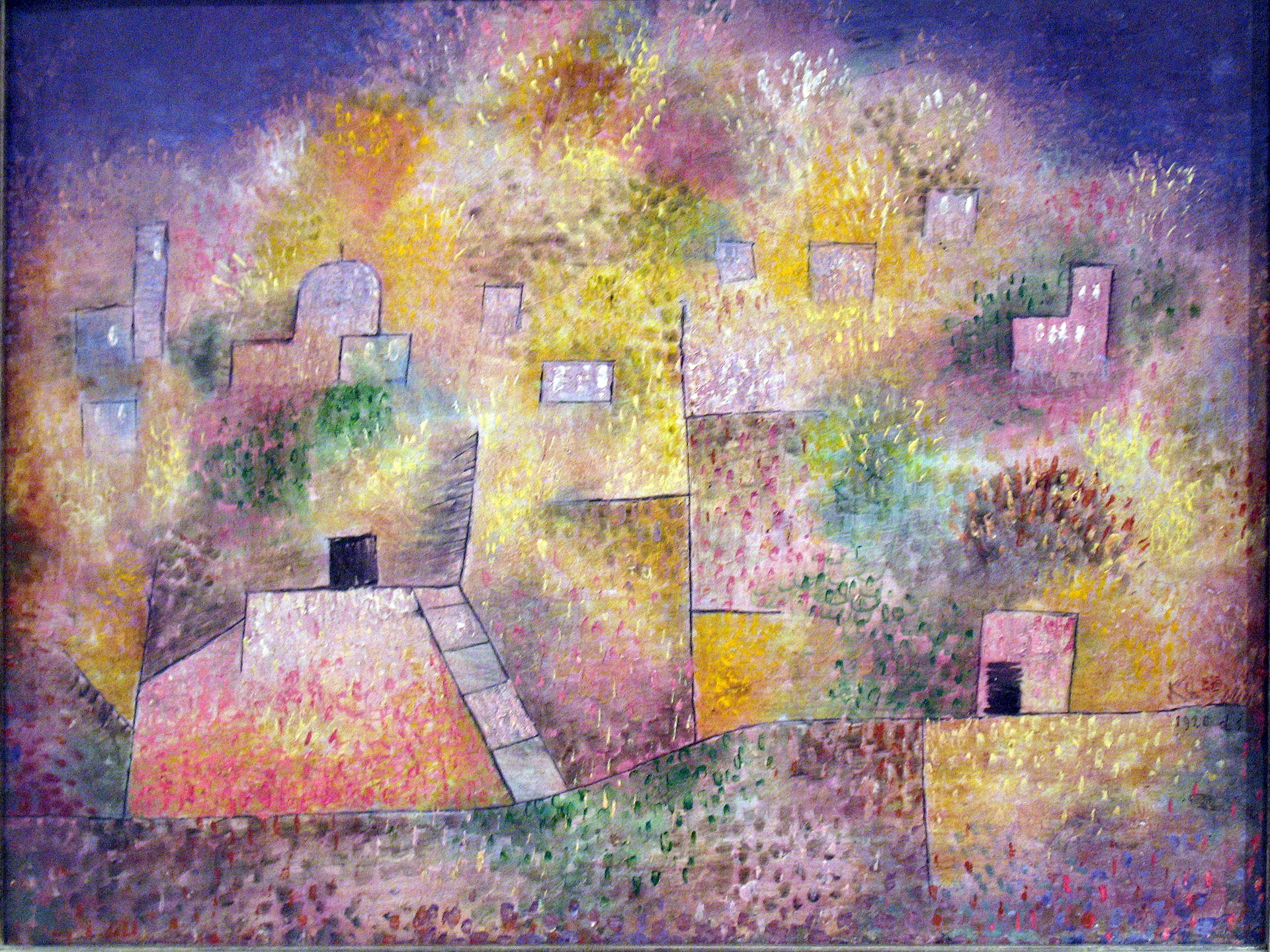 Oriental Pleasure Garden Paul Klee